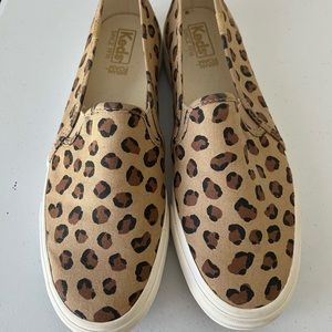 Cheetah Print Slip On Shoes